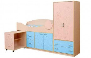 Набор мебели для детской Юниор -12.2 (700*1860) МДФ матовый в Ялуторовске - jalutorovsk.mebel-74.com | фото