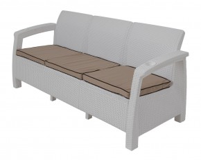 Диван Yalta Premium Sofa 3 Set (Ялта) белый (+подушки под спину) в Ялуторовске - jalutorovsk.mebel-74.com | фото