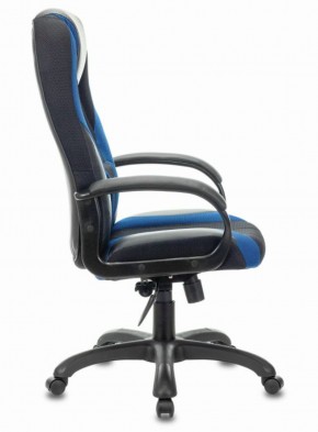 Кресло компьютерное BRABIX PREMIUM "Rapid GM-102" (экокожа/ткань, черное/синее) 532106 в Ялуторовске - jalutorovsk.mebel-74.com | фото