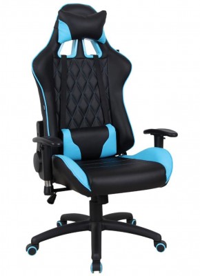 Кресло компьютерное BRABIX "GT Master GM-110" (черное/голубое) 531928 в Ялуторовске - jalutorovsk.mebel-74.com | фото
