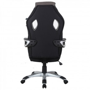 Кресло компьютерное BRABIX Techno GM-002 (ткань) черное/серое, вставки белые (531815) в Ялуторовске - jalutorovsk.mebel-74.com | фото