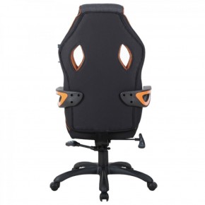Кресло компьютерное BRABIX Techno Pro GM-003 (ткань черное/серое, вставки оранжевые) 531813 в Ялуторовске - jalutorovsk.mebel-74.com | фото
