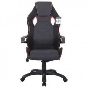 Кресло компьютерное BRABIX Techno Pro GM-003 (ткань черное/серое, вставки оранжевые) 531813 в Ялуторовске - jalutorovsk.mebel-74.com | фото