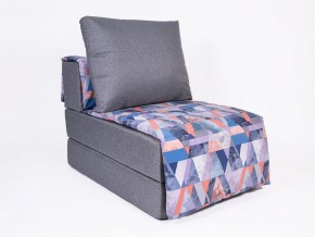 Кресло-кровать бескаркасное Харви (серый-сноу деним) в Ялуторовске - jalutorovsk.mebel-74.com | фото