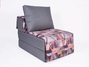 Кресло-кровать бескаркасное Харви (серый-сноу манго) в Ялуторовске - jalutorovsk.mebel-74.com | фото