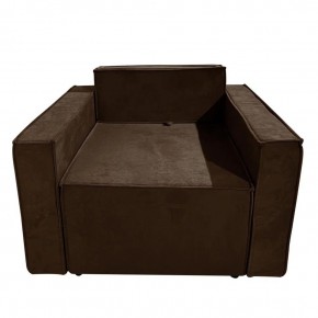 Кресло-кровать Принц КК1-ВК (велюр коричневый) в Ялуторовске - jalutorovsk.mebel-74.com | фото