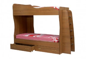 Кровать детская 2-х ярусная Юниор-1 (800*2000) ЛДСП в Ялуторовске - jalutorovsk.mebel-74.com | фото