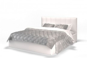 Кровать Элен 1600 + основание с ПМ (Vega white) белый в Ялуторовске - jalutorovsk.mebel-74.com | фото