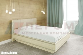 Кровать КР-1014 с мягким изголовьем в Ялуторовске - jalutorovsk.mebel-74.com | фото