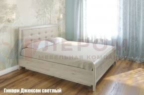 Кровать КР-1034 с мягким изголовьем в Ялуторовске - jalutorovsk.mebel-74.com | фото