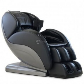Массажное кресло PS6500 черно-серебряное в Ялуторовске - jalutorovsk.mebel-74.com | фото