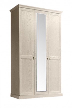 Шкаф 3-х дверный (с зеркалом) для платья и белья Венеция дуб седан (ВНШ1/3) в Ялуторовске - jalutorovsk.mebel-74.com | фото