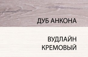 Шкаф угловой 2D, OLIVIA, цвет вудлайн крем/дуб анкона в Ялуторовске - jalutorovsk.mebel-74.com | фото